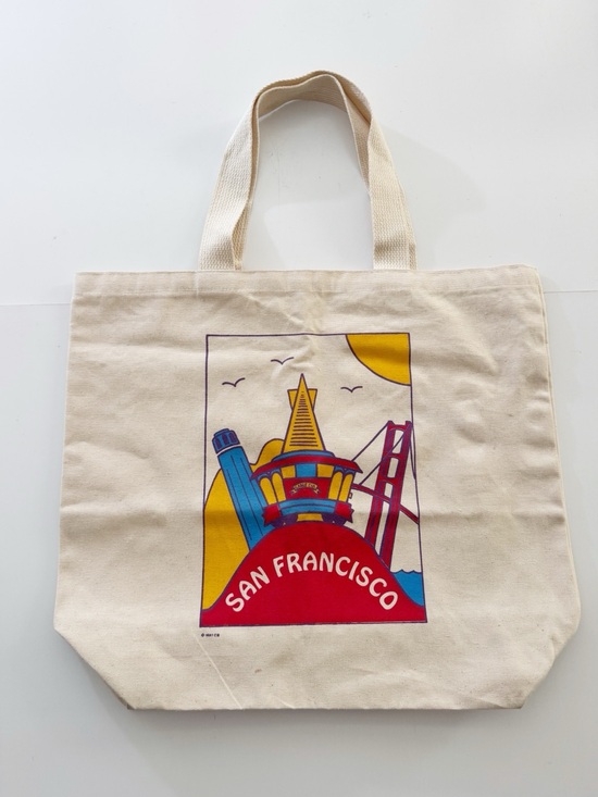 Handbags - Vintage 1987 San Francisco Canvas Tote Bag